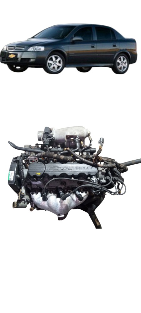 Motor Completo Chevrolet Astra 1.8 8v Álcool 2002 A 2010