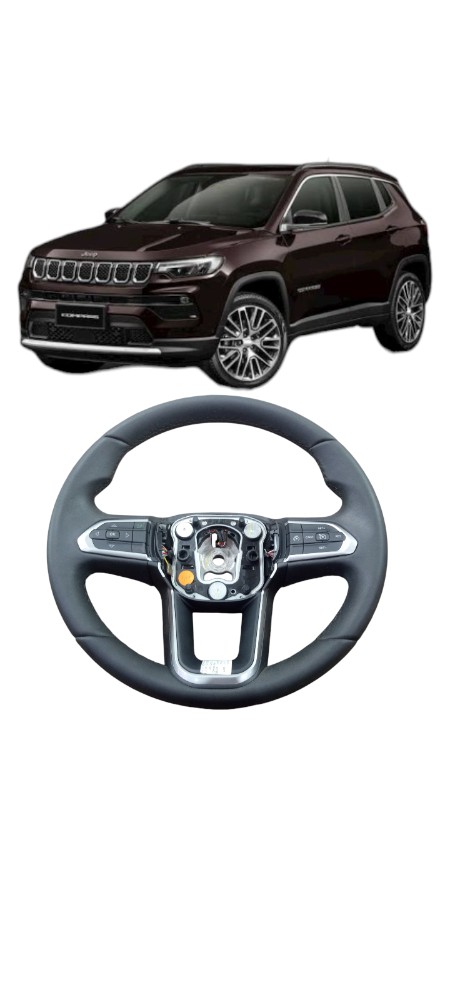 Volante Com Comando Jeep Compass 1.3 Turbo 2022 Preto