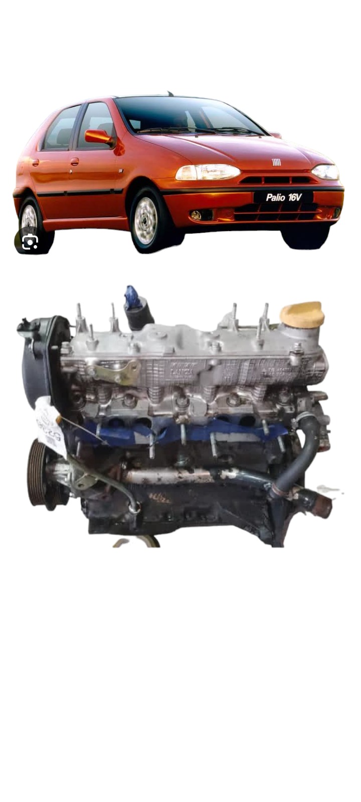 Motor Fiat Palio Mpfi 1.0 8v Parcial Bloco Cabecote 96 A 01