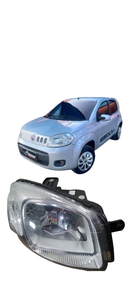 Farol Direito Uno Way Vivace Fiorino 10/14 Novo Importado  Direito/passageiro