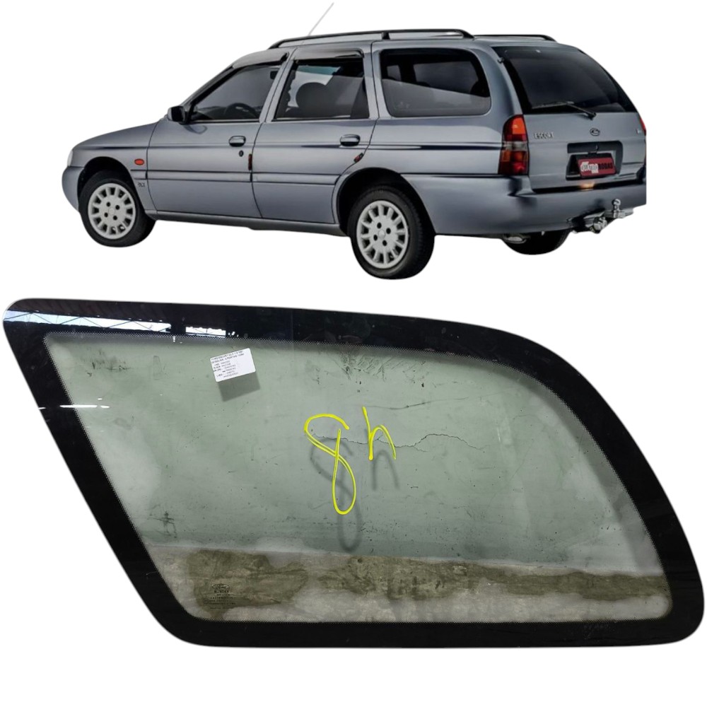 Vidro Vigia Lateral Ford Perua Sw Zetec Original Ford 1999