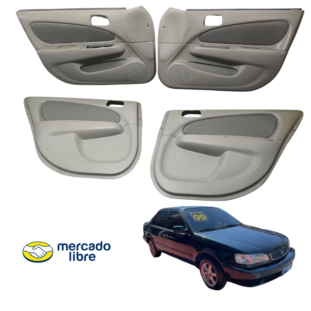 Forro De Porta Toyota Corolla Xei 98 99 00 01 02 Original