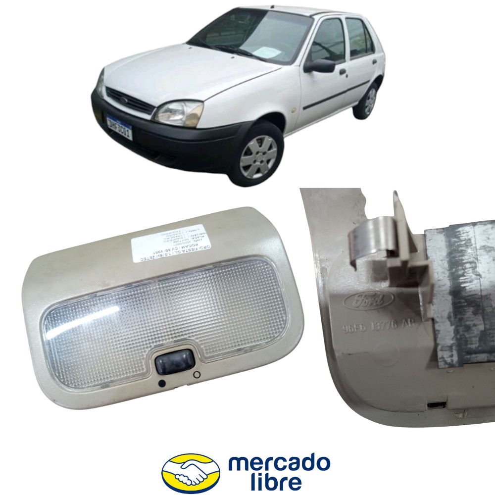 Luz Teto Cortesia Ford Courier Fiesta 1996 A 2002
