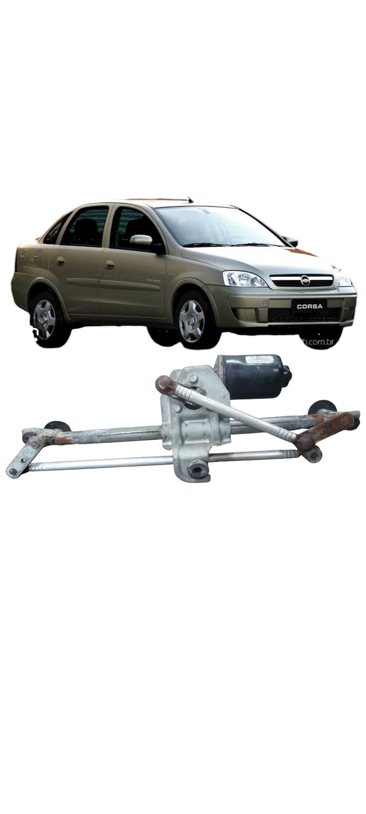 Motor Limpador Parabrisa Gm Gorsa Montana 2008