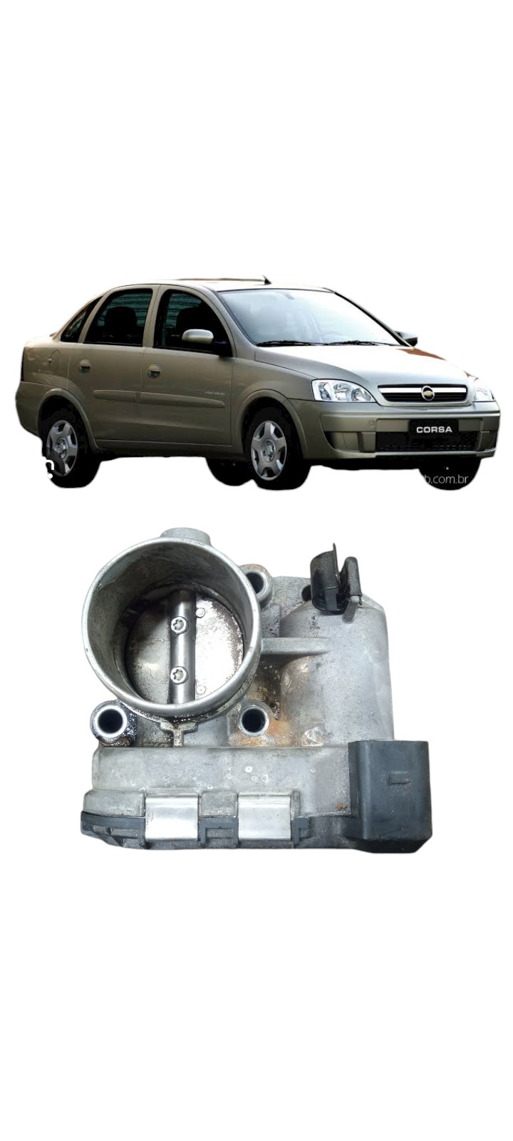 Corpo Tbi Borboleta Flex Gm Corsa Montana Celta Prisma 05 10