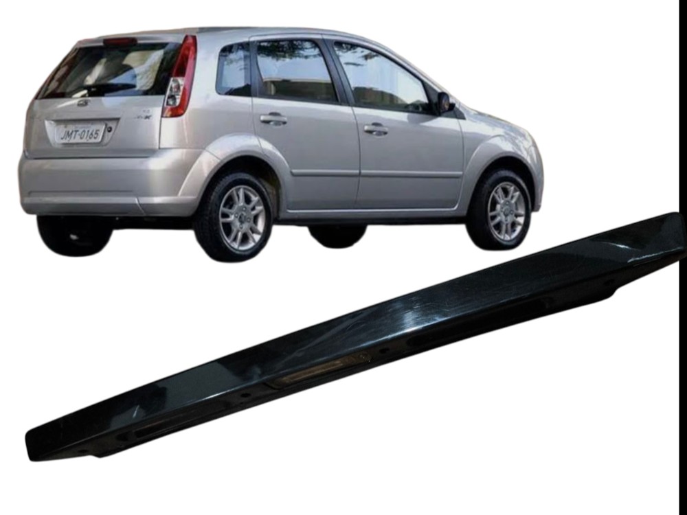 Friso moldura tampa traseiro aplique ford fiesta 2002 a 2014