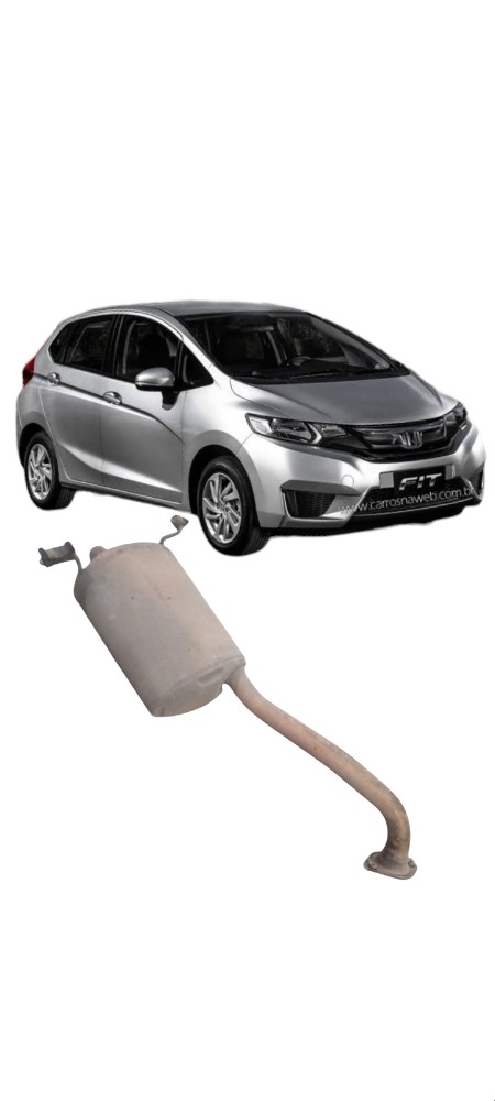 Escapamento Traseiro Silencioso 1.5 New Fit Wrv 2015 A 2021