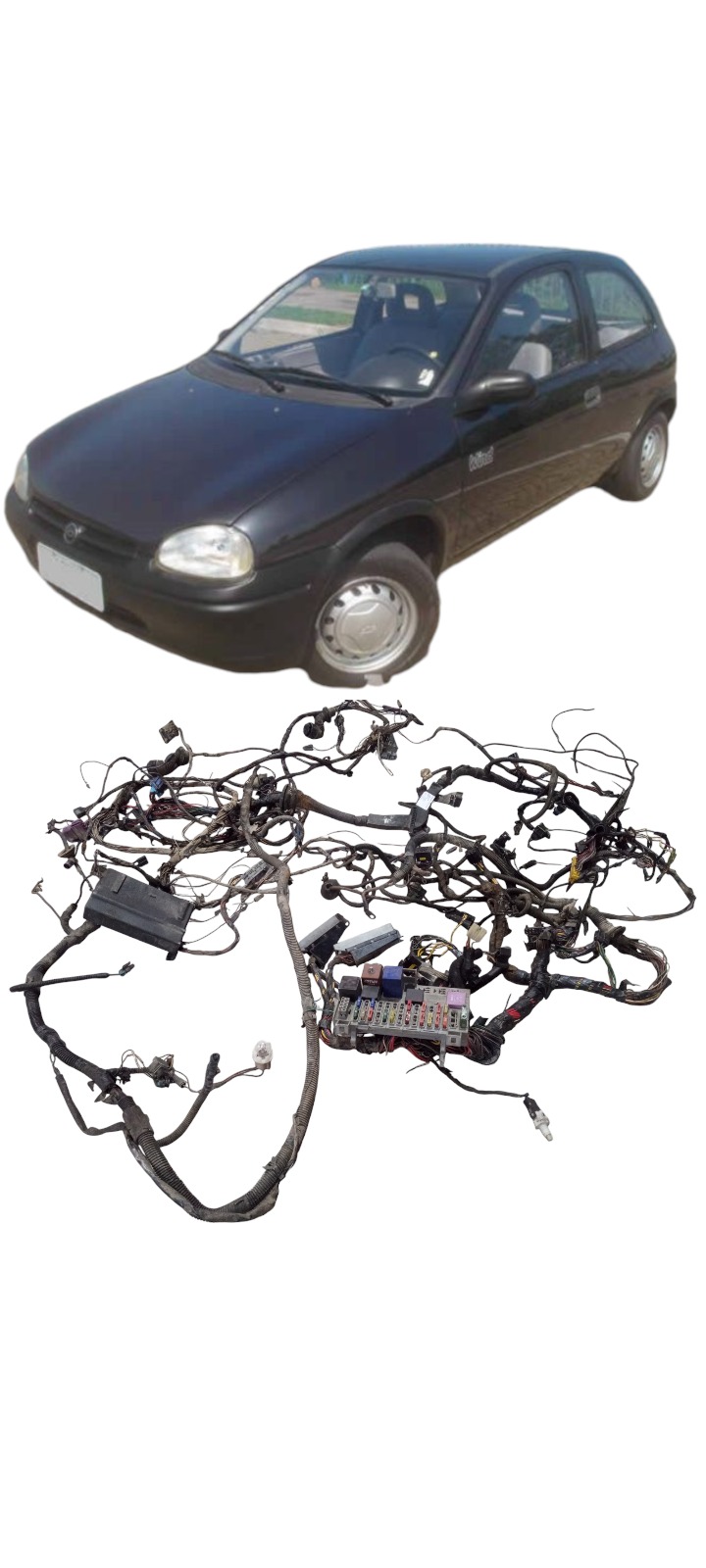 Chicote Carroceria Completa Injecao Tanque Corsa Wind 1.0 8v