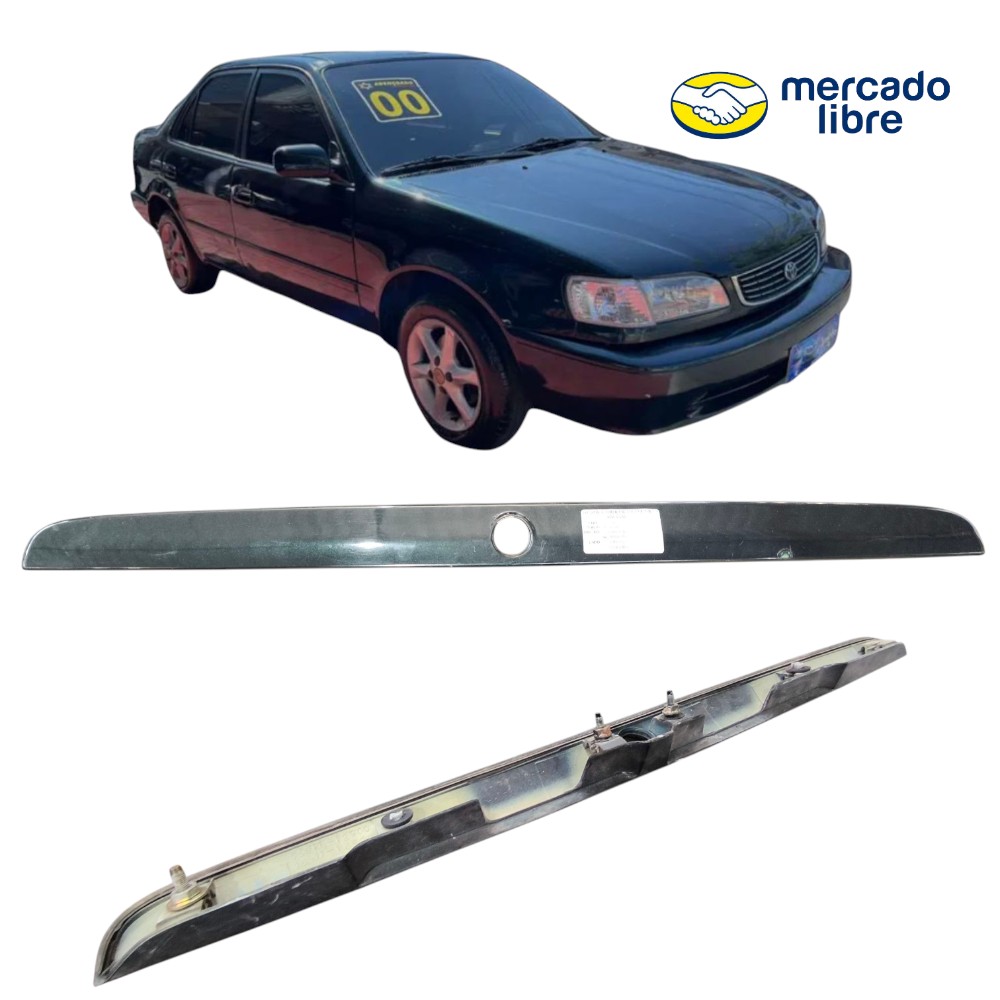 Regua Da Tampa Corolla Xei Original 98 99 00 01 02 Verde
