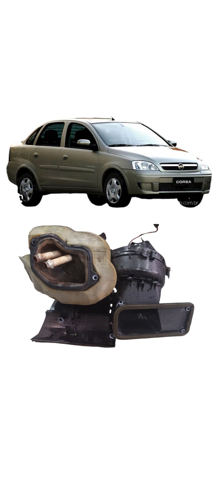 Caixa Evaporadora Ar Gm Corsa Maxx Sem Ar 2006 A 2012