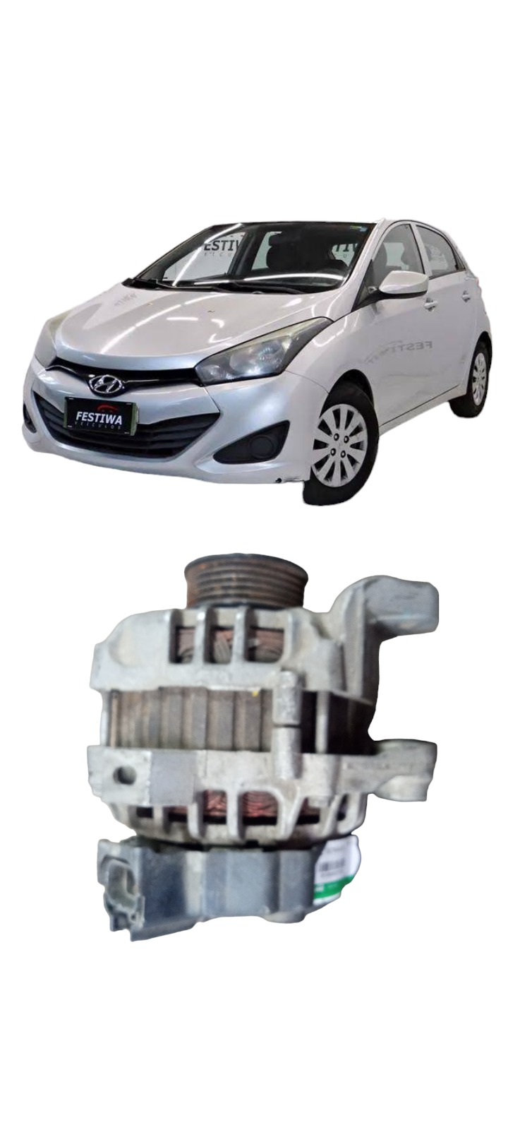 Alternador 3cc Hyundai Hb20 2010 A 2019