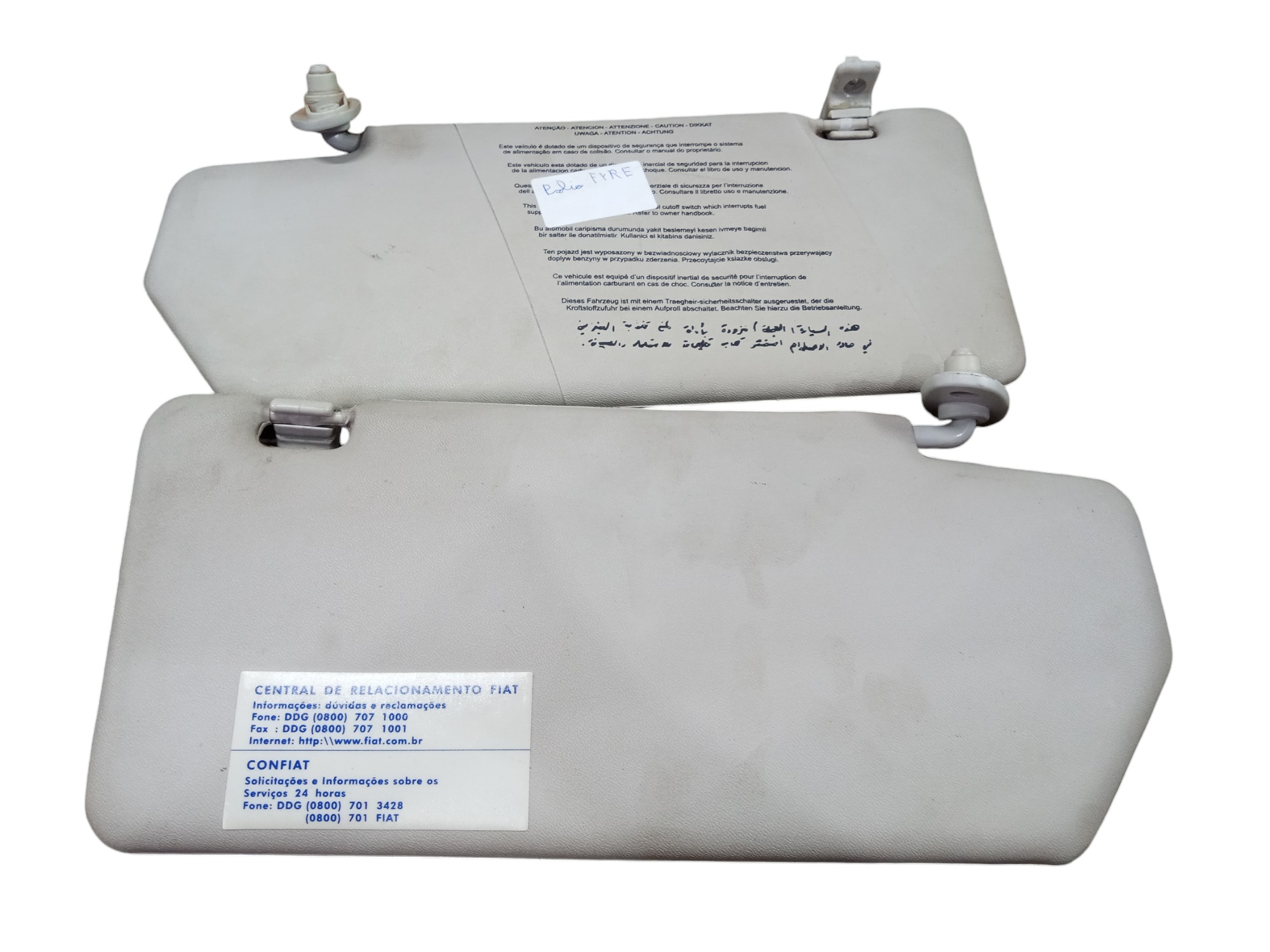 Par Quebra Sol Fiat Palio Fire 2001 a 2004