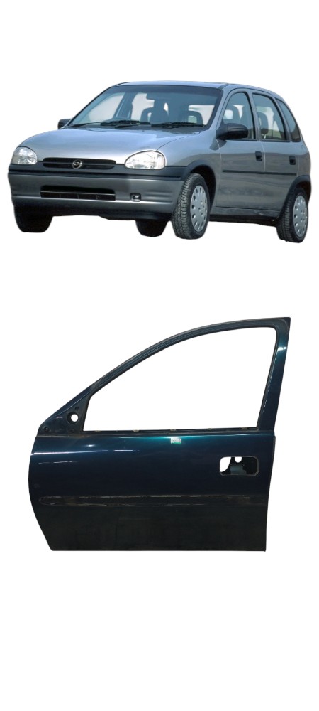 Porta Dianteira Esquerda Chevrolet Corsa Super 1998 A 2012  Dianteira Esquerdo Azul