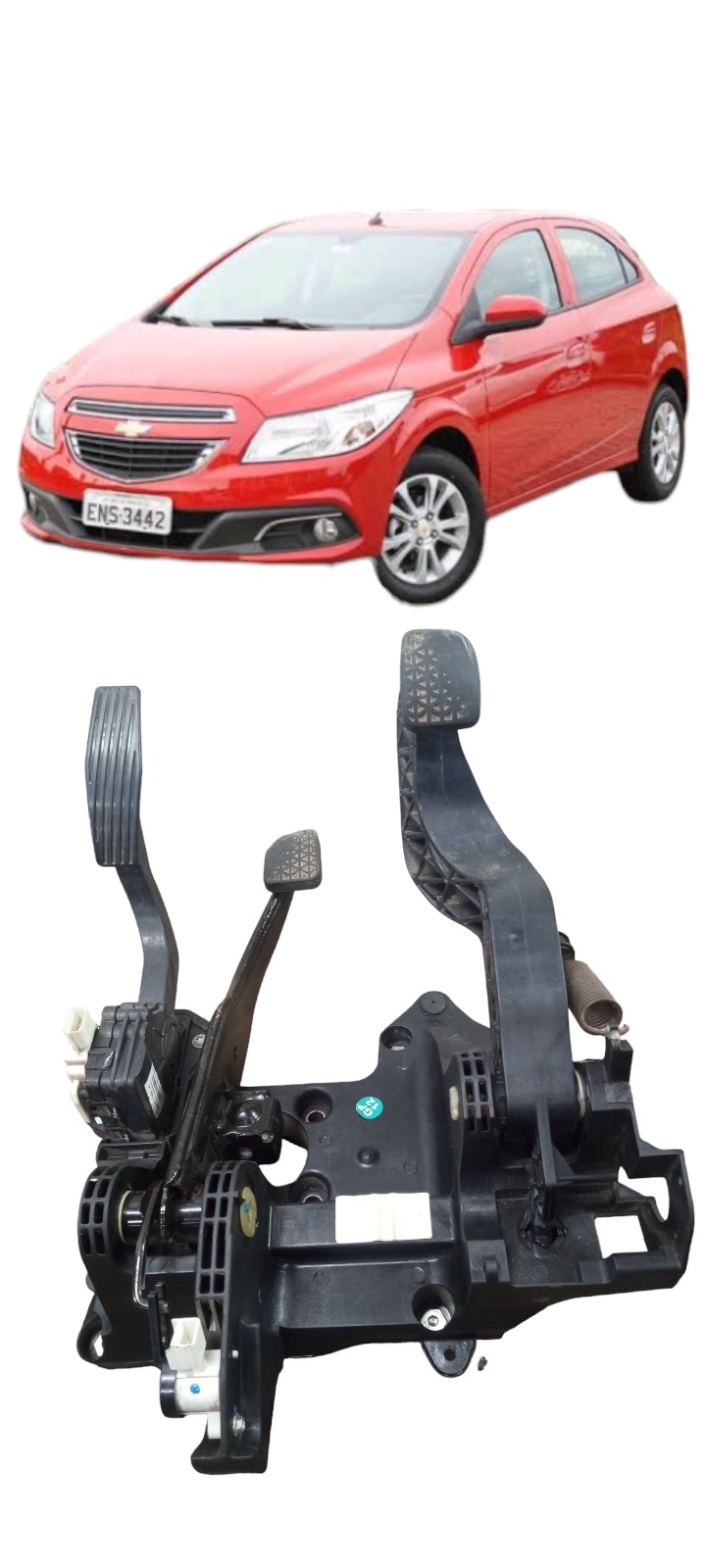 Pedal Embreagem Manual 1.0 Atuado Gm Onix Prisma 2015 A 2019