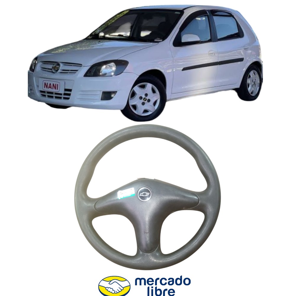 Volante Direção Came Buzina Motorista V Gm Celta 2007 A 2012
