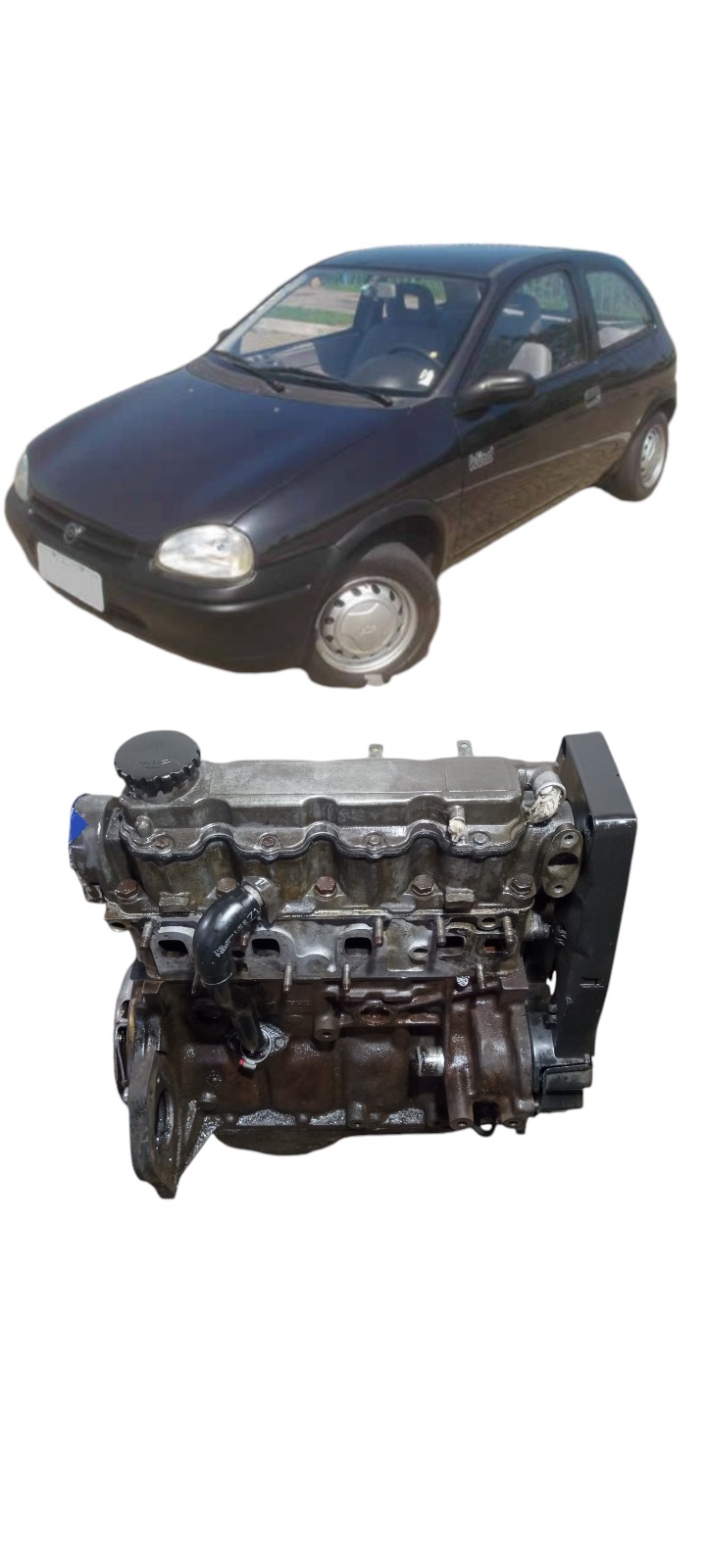 Motor Gm Corsa Wind 1.0 8v 1994 A 1996 A Base De Troca