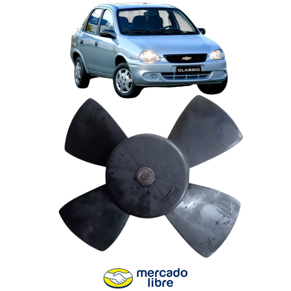 Ventoinha Radiador Corsa Classic Econoflex 2000 A 2010