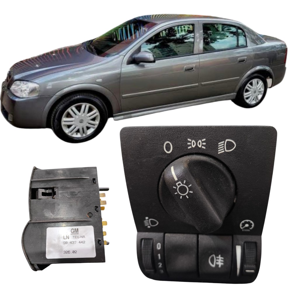 Botão Chave De Luz Gm Astra Zafira 99 2011 Original 90437442