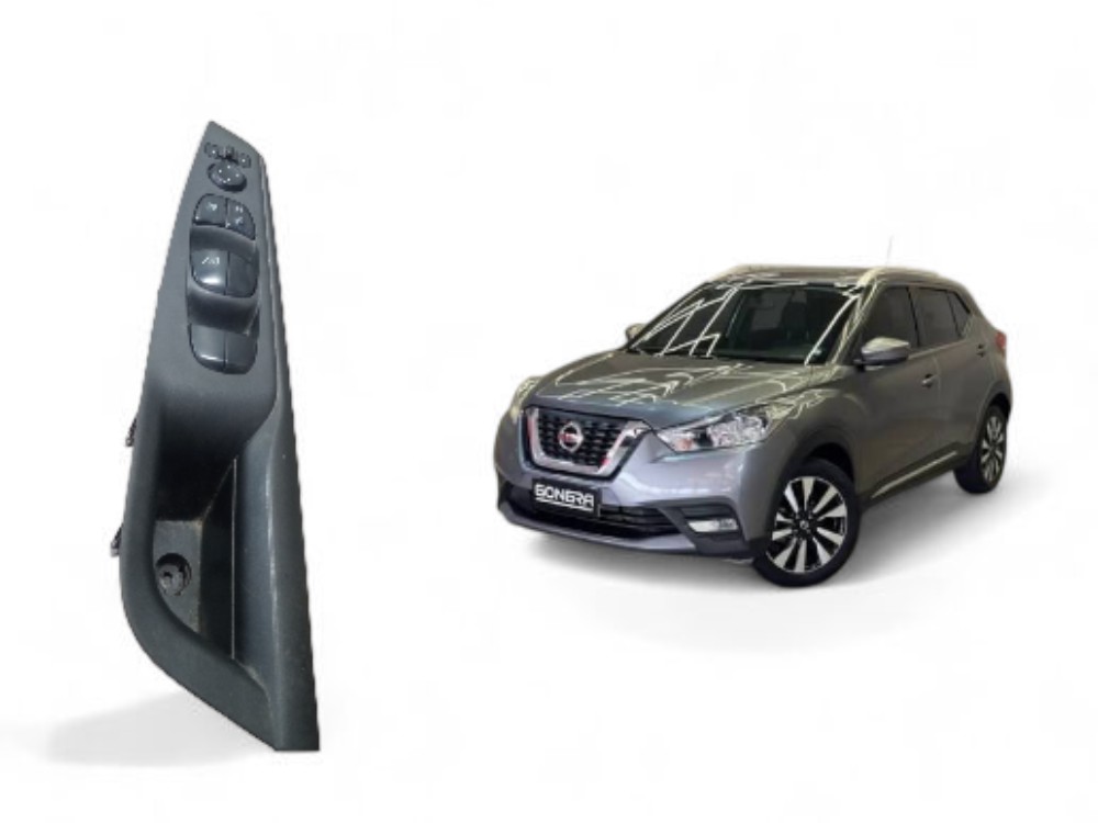 Botão Vidro Dianteiro Esquerdo Nissan Kicks 2019