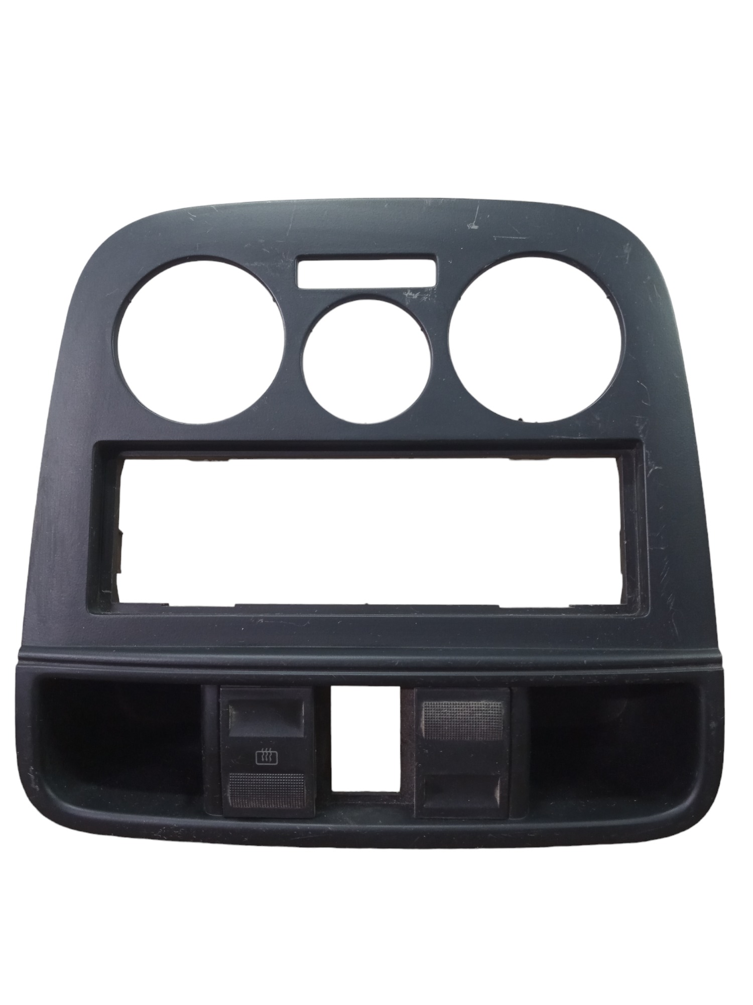 Moldura Central Acabamento Painel G4 Pisca A Gol 2005 A 2012 Preto