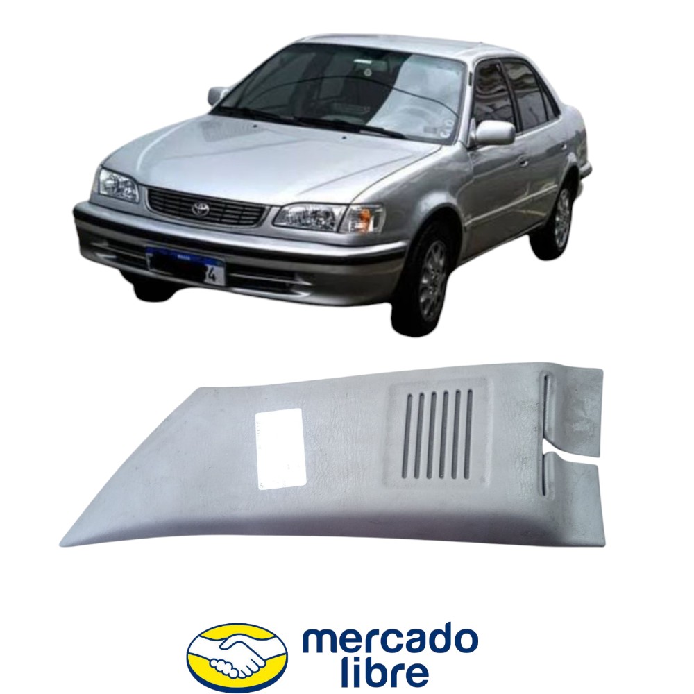 Acabamento Cinto Traseiro Esquerdo Corolla 1999 Ao 2002  Cinza