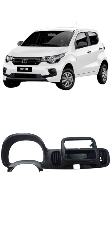 Moldura Painel Central Difusor Fiat Mobi Like 2023 Original