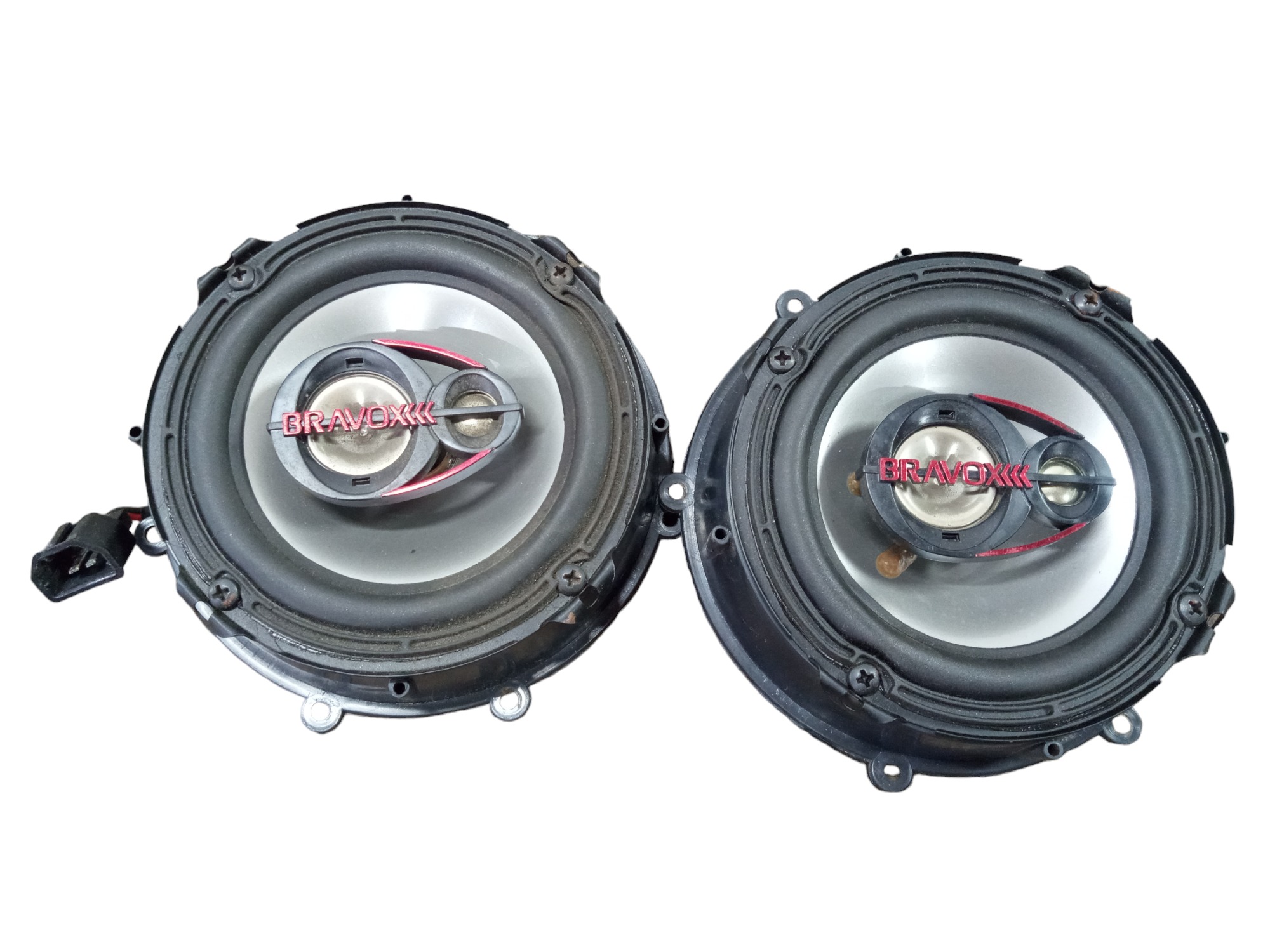 Par Alto Falante Bravox B3x50 Gm Celta 1.0 2013 2014 Preto