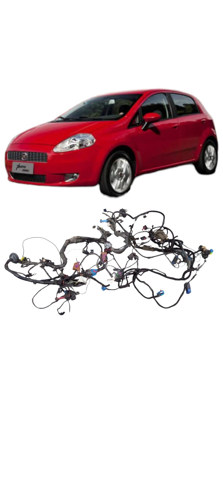 Chicote Cofre Motor Fiat Punto 2011 1.6 16v