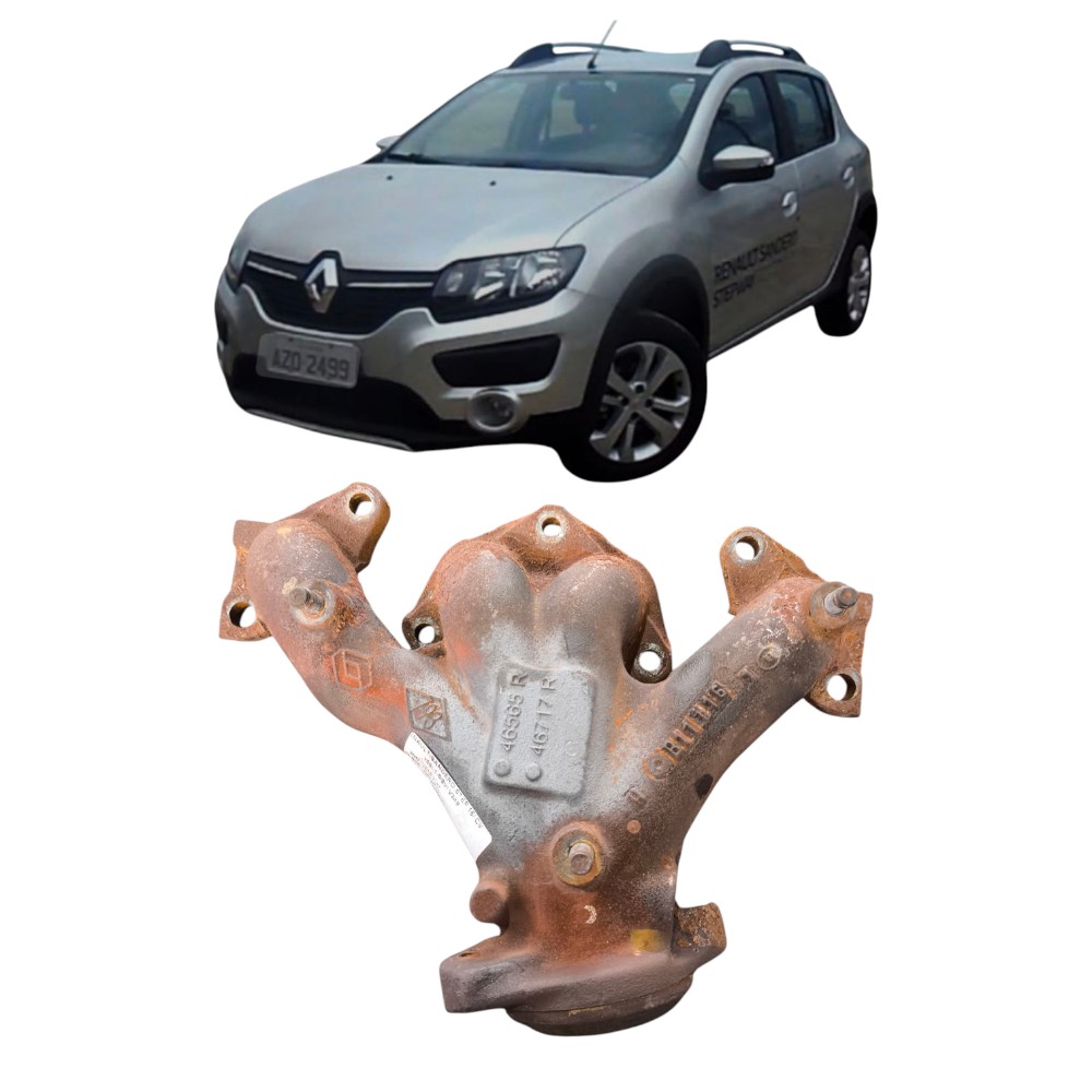 Coletor Escape 1.6 8v Renault Logan Sandero 2015 A 2016