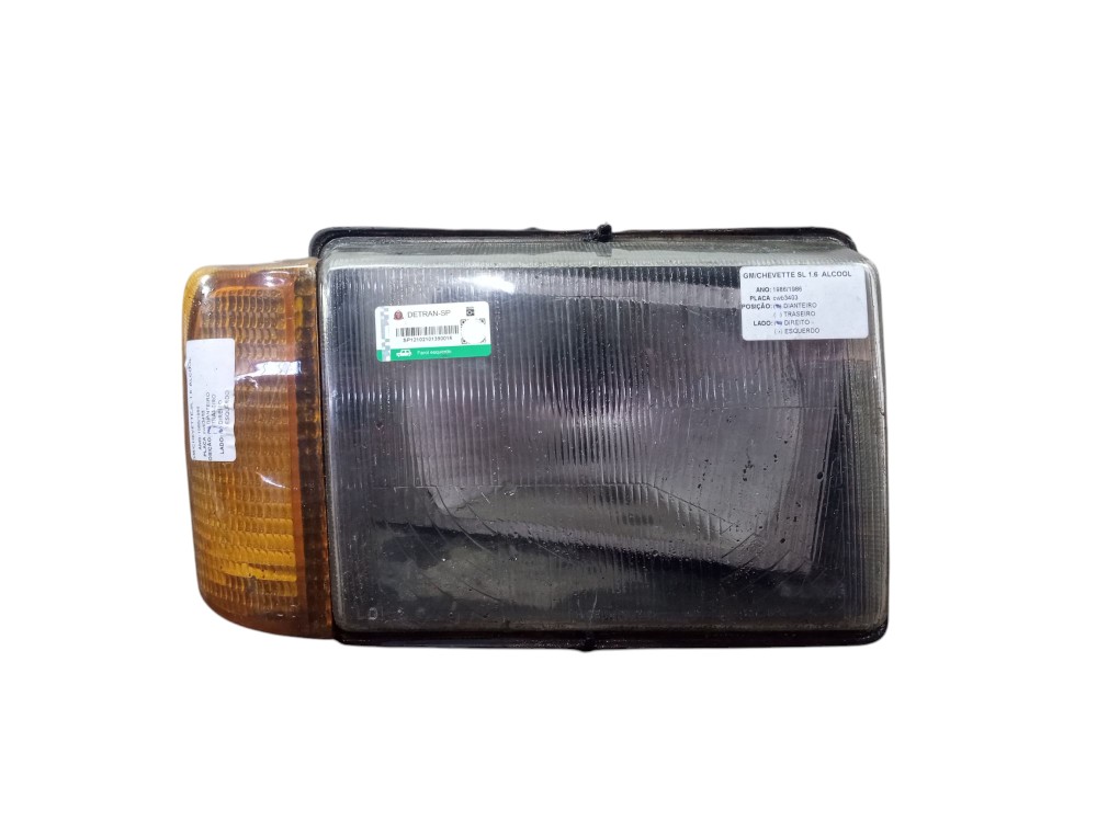 Farol Esquerdo Chevrolet Chevette 1986 Paralelo C/seta