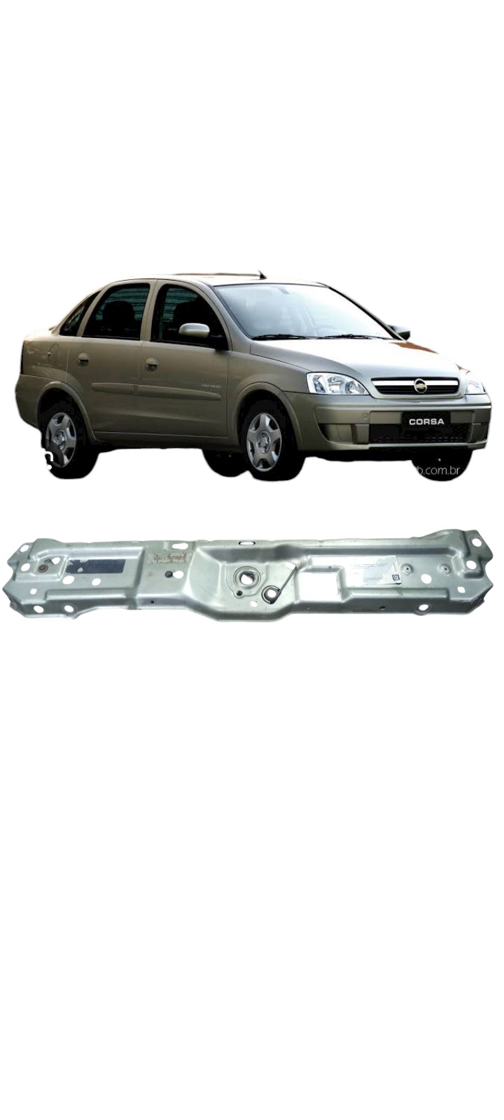 Travessa Painel Frontal Superior Gm Corsa Montana 2003 2012