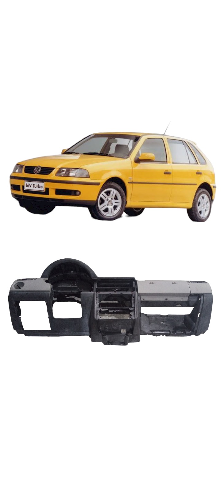 Capa Painel Tabelier Vw Gol Parati G3 1999 A 2005 Preto