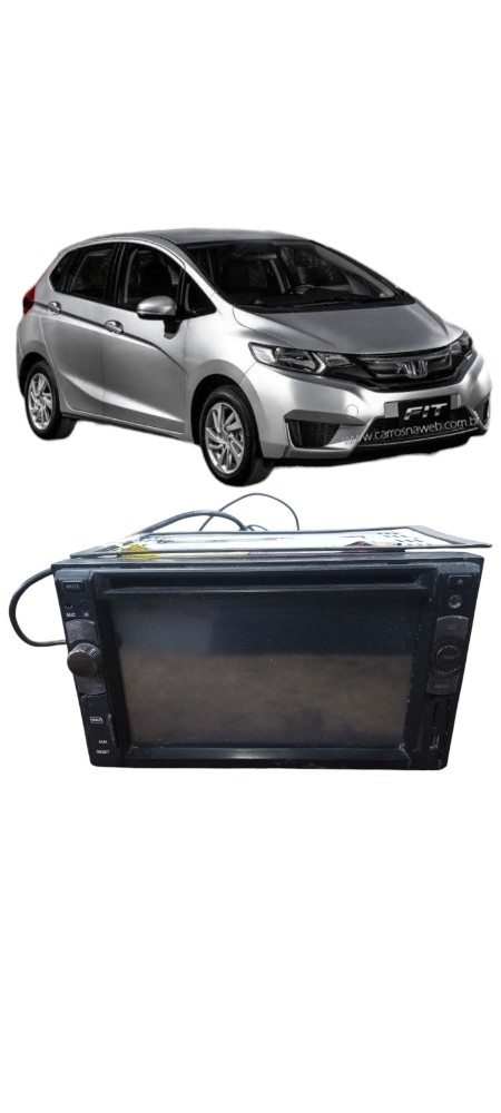 Multimídia Central Booster Bdvm Honda New Fit 2015 a 2021
