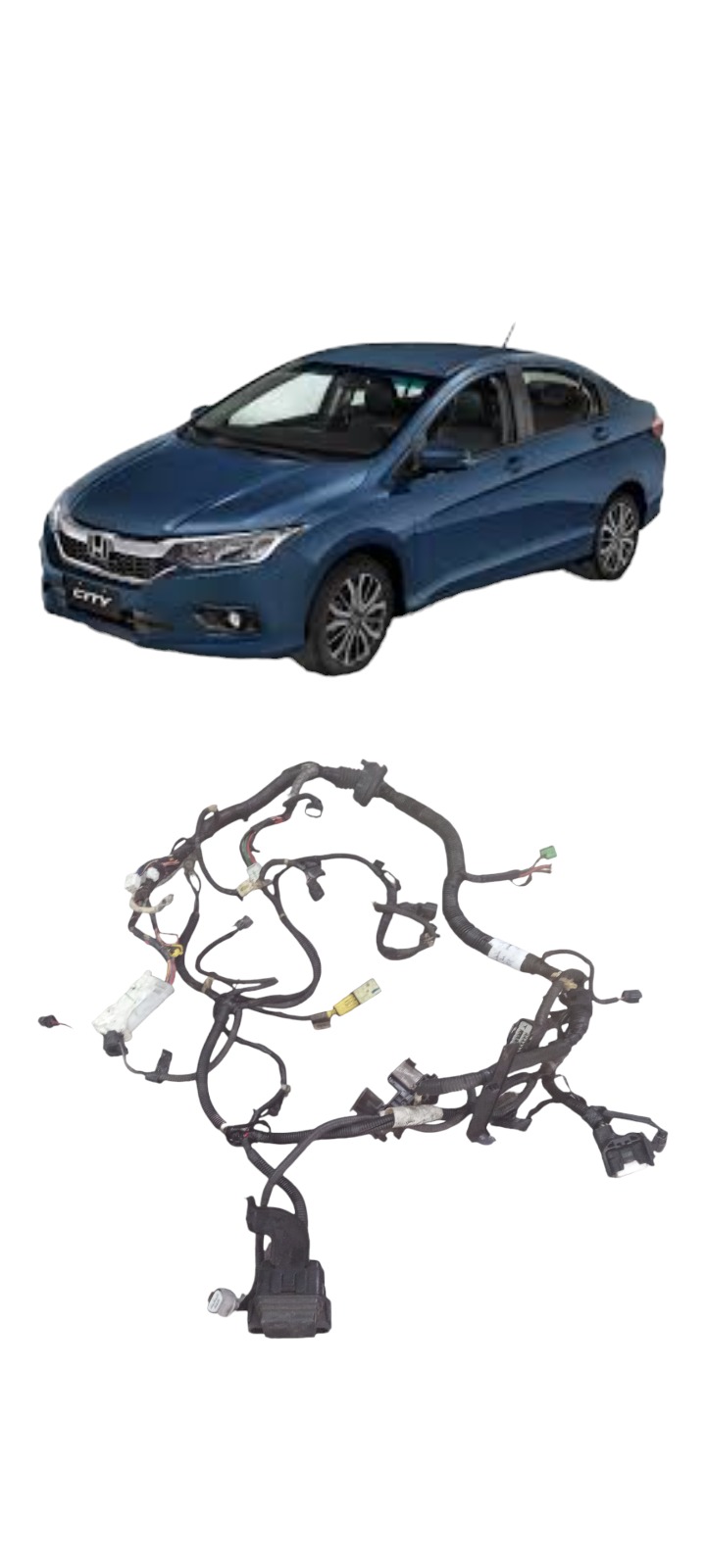 Chicote Eletrico Modulo Farol Esquerdo Honda City 2009 2014
