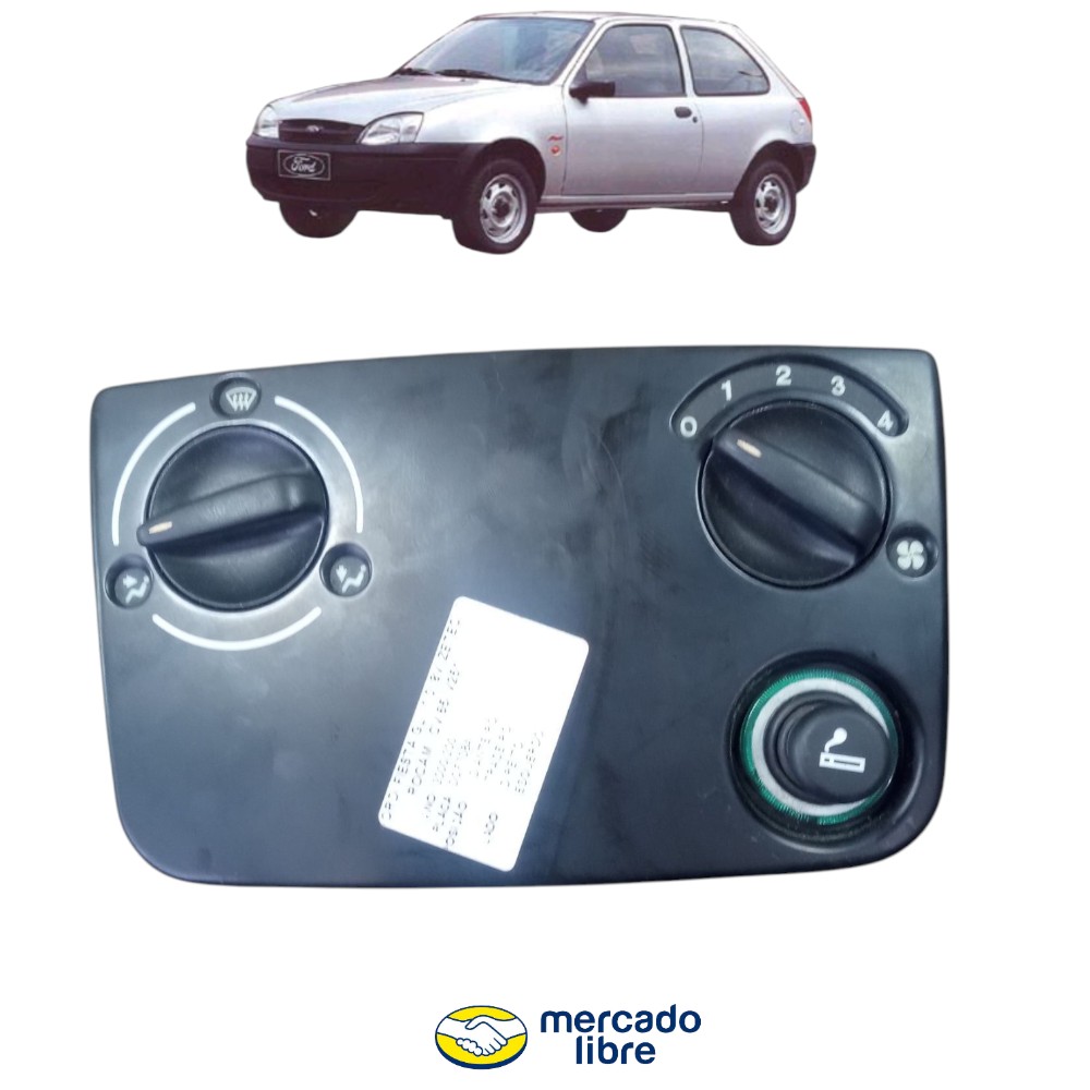 Comaando Controjee Ventilação Ford Fiesta Zerec Rocam  Preto