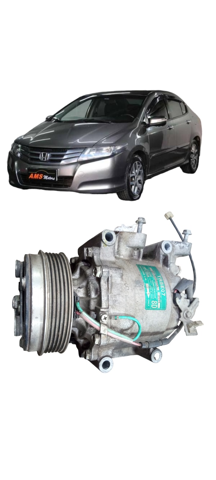 Compressor Ar Condicionado Honda Fit 2004 A 2015
