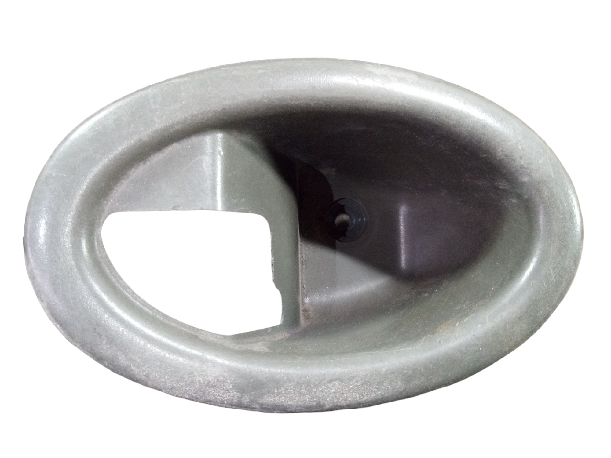 Moldura Macaneta Porta Traseira Esquerda Ford Fiesta 97 Cinza Traseira
