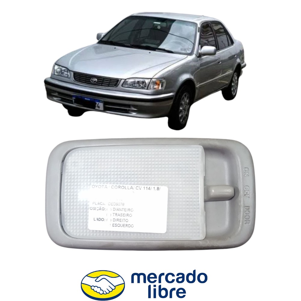 Luz De Teto Cortesia Corolla 1999 2000 2001 2002