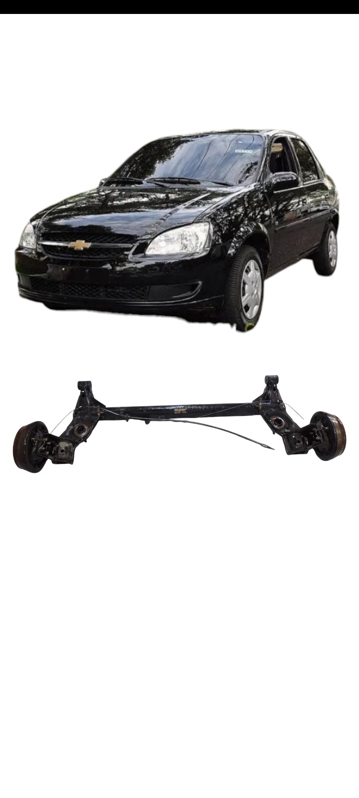 Eixo Traseiro Gm Classic Ls 2011 4.0 8v