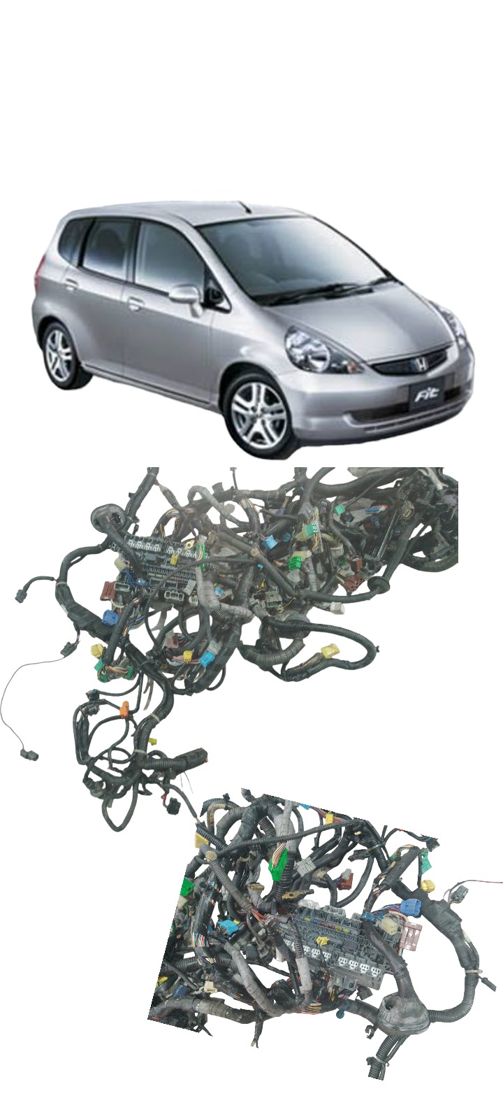 Chicote Injecao Caixa Fusível Honda Fit 1.5 04 08 Automatico