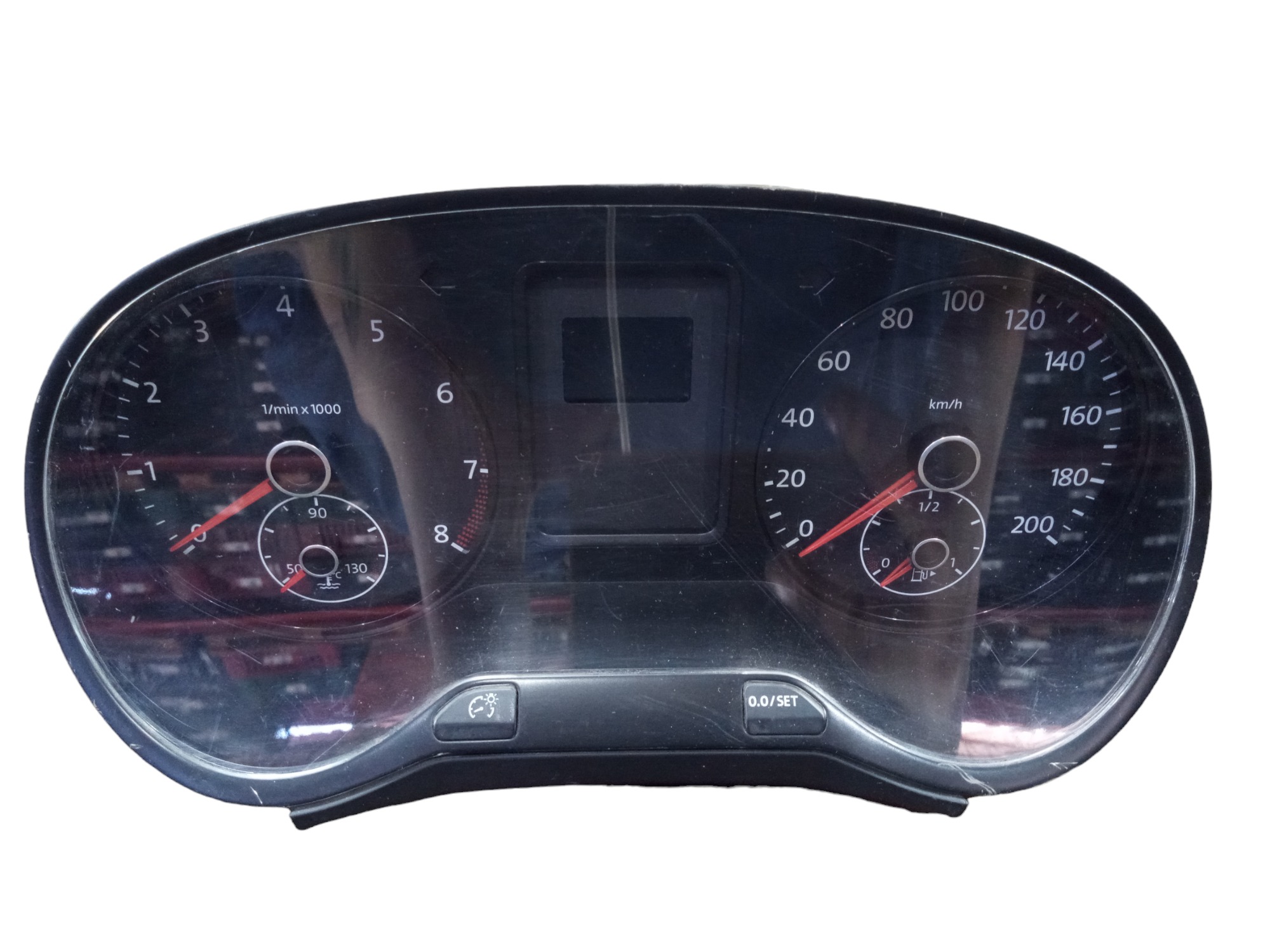 Painel Instrumento Velocimetro 8 Vw Fox Spacefox 2010 A 2016 Preto