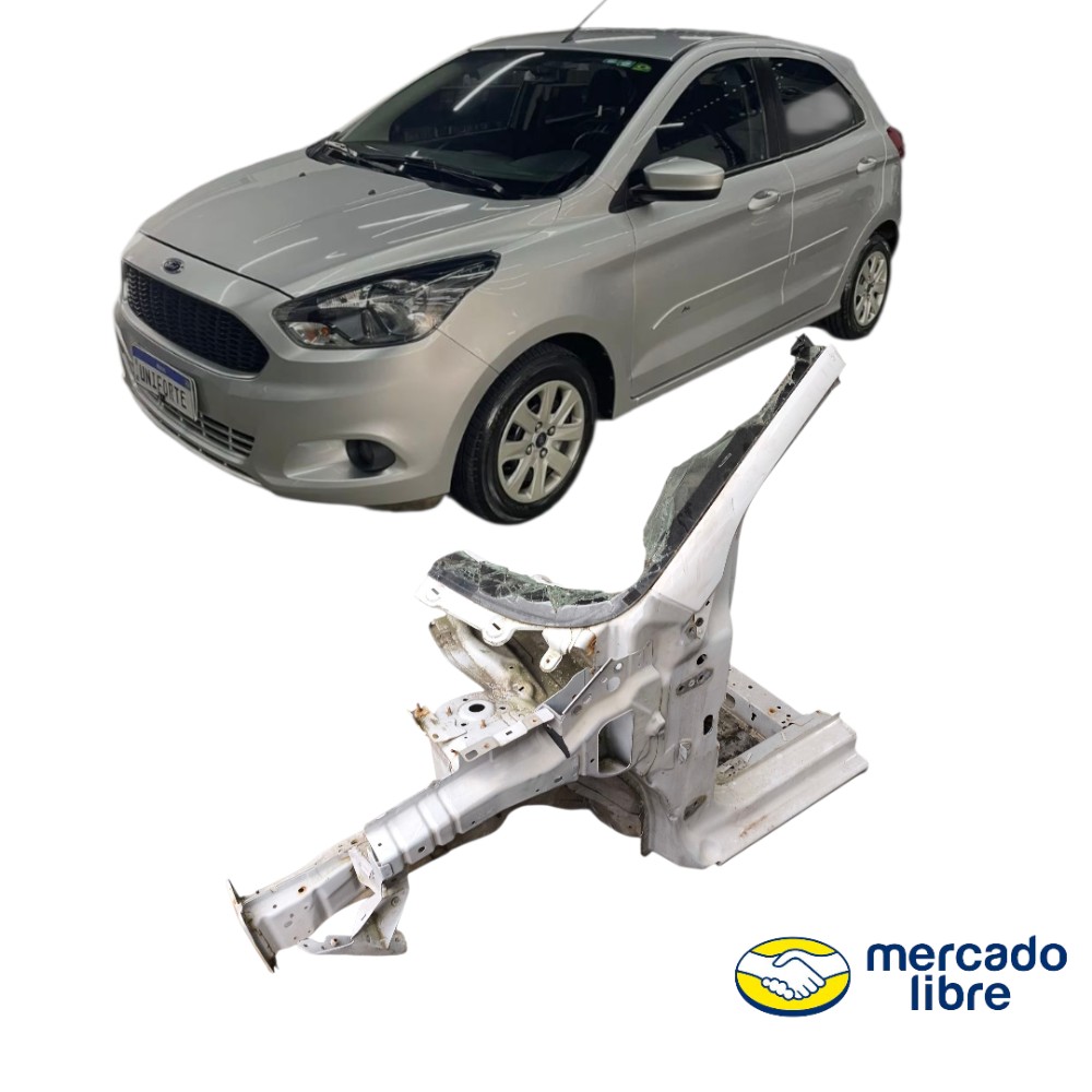 Ponta De Longarina Ford Ka Se 2015 Ao 2023 Com Pé De Coluna Branca