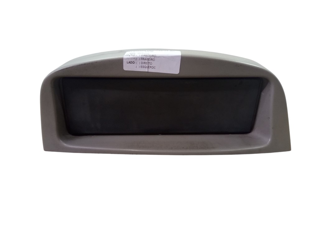 Moldura Central Radio Fiat Palio Strada Fire 2012 Original  Cinza