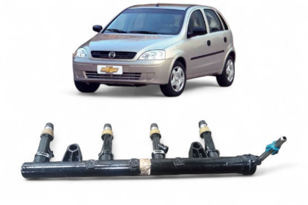 Flauta injeção Bico Injetor Gm Celta Corsa 2000 a 2006