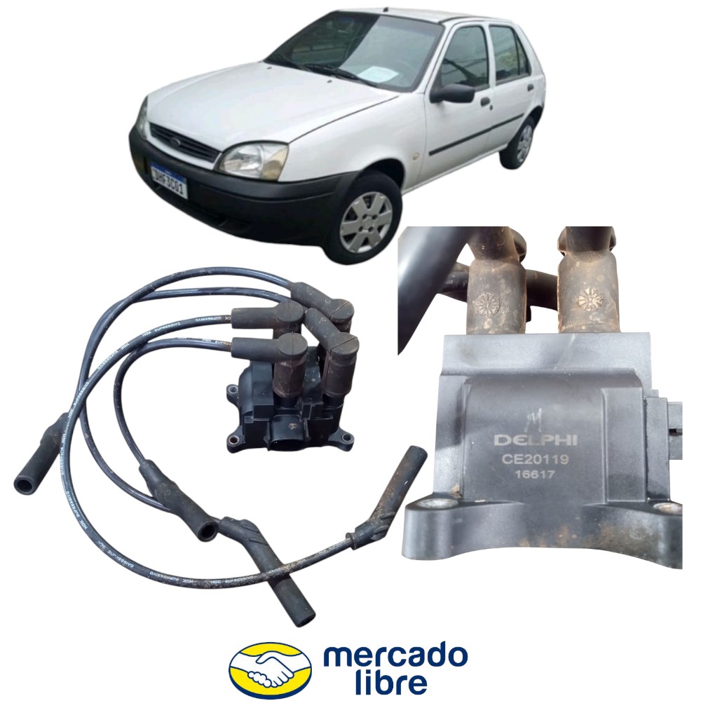 Bobina De Ignição 8v Zetec Rocam De 2000 A 2007
