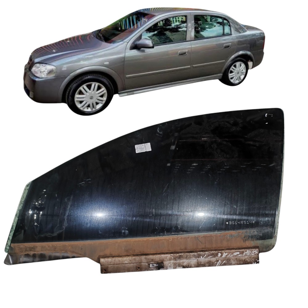 Vidro Porta Dianteiro Esquerdo Gm Astra Sedan 1998 Ao 2006