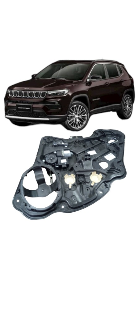 Maquina Vidro Traseiro Direito Jeep Compass 2022 Com Detalhe