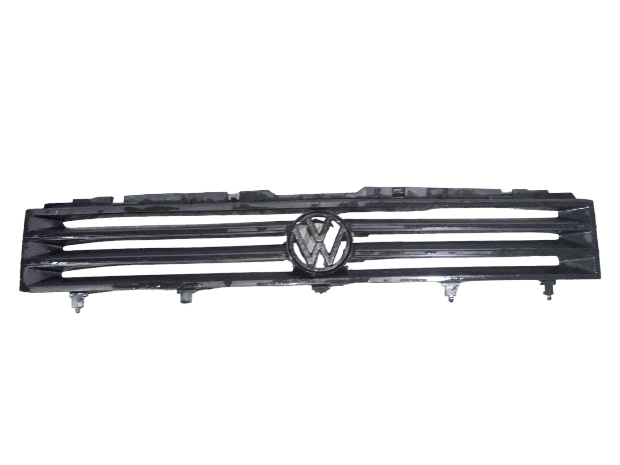 Grade Dianteira Vw Gol Parati Saveiro 1987 1990 Com Detalhe Preto Fosco