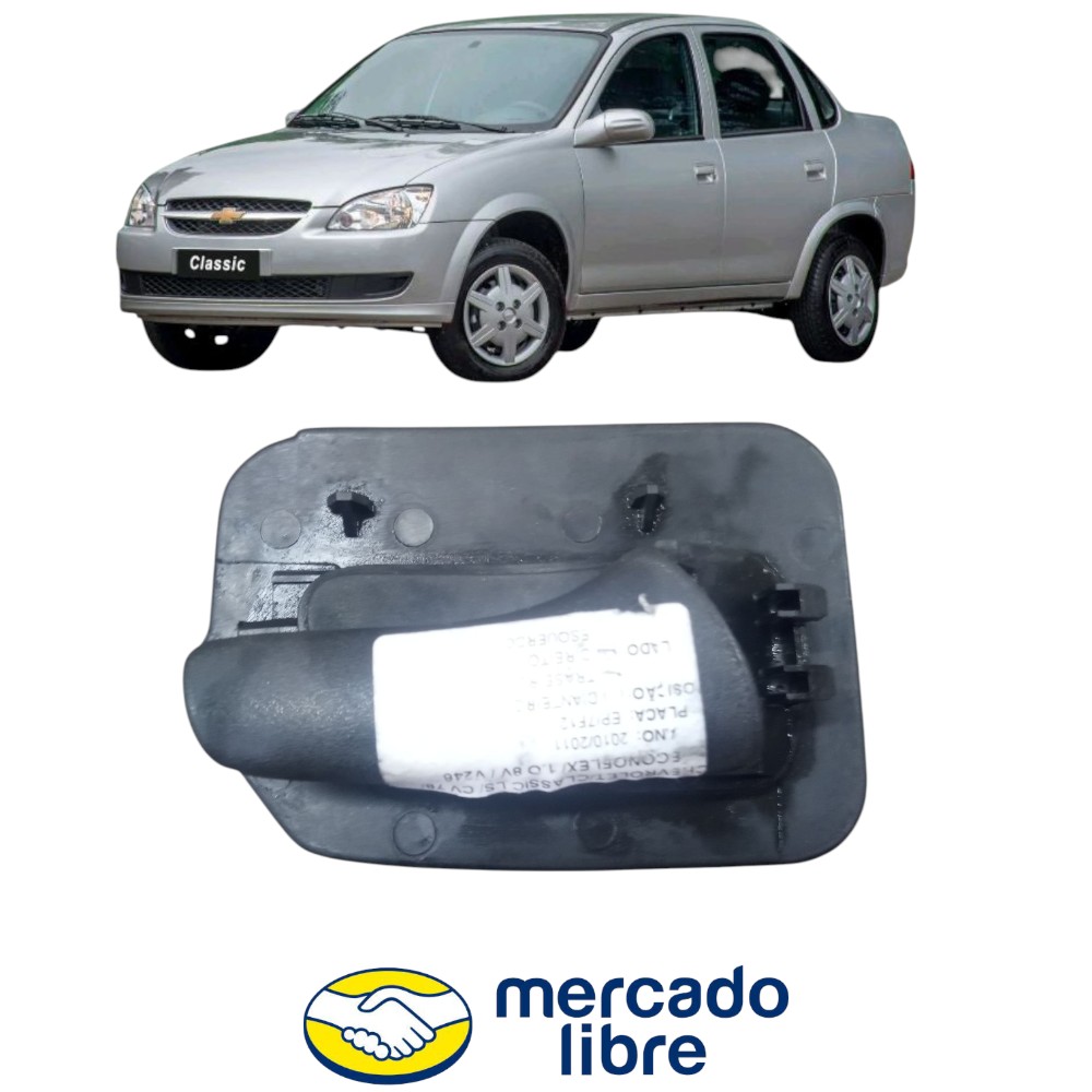 Maçaneta Interna Traseira Direita Corsa Gclassic 2008 A 2015