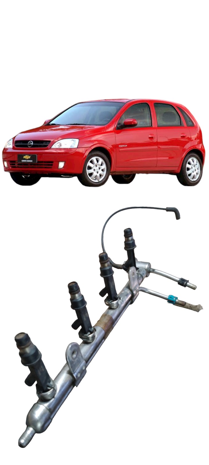 Faluta Bicos Injetor Corsa 1.0 8v Gasolina 1996 1995 Origina